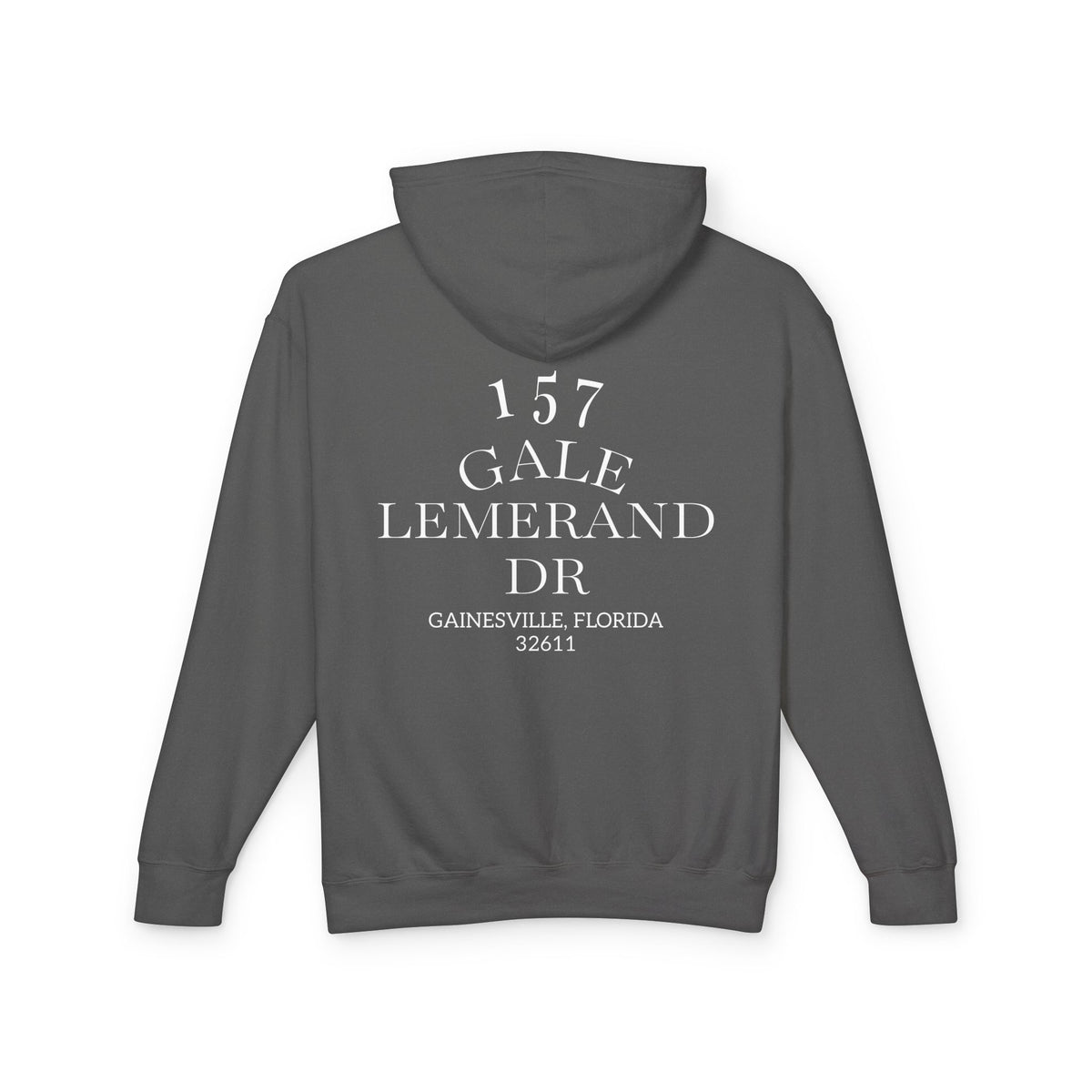 The Swamp Hoodie — Gainesville Address Back Print College Sweatshirt