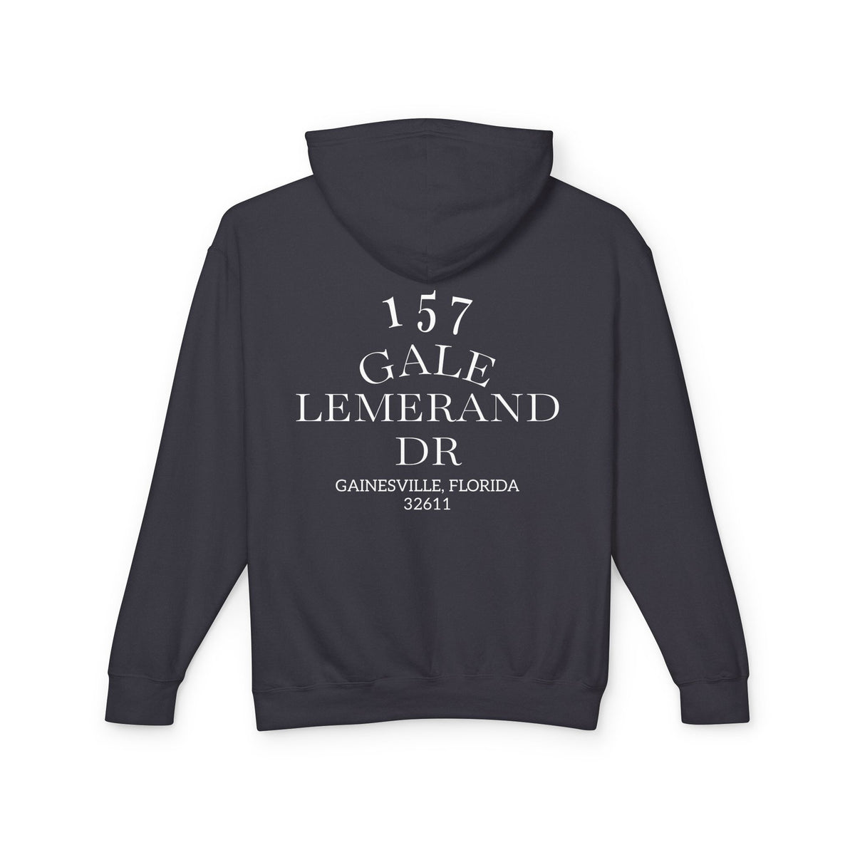 The Swamp Hoodie — Gainesville Address Back Print College Sweatshirt