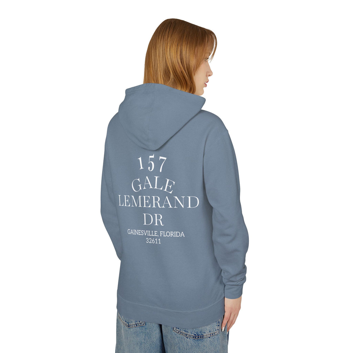 The Swamp Hoodie — Gainesville Address Back Print College Sweatshirt